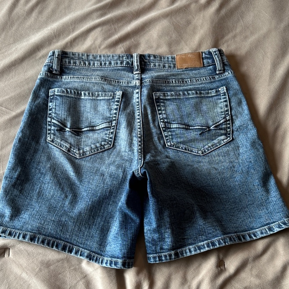 BKE Payton Light Wash Denim Shorts